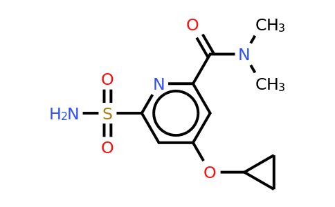 CAS 1243405-05-1 | 4-Cyclopropoxy-N,n-dimethyl-6-sulfamoylpicolinamide