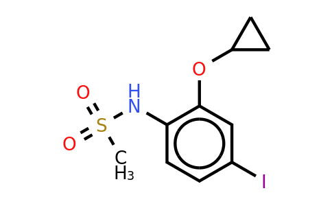 CAS 1243405-06-2 | N-(2-cyclopropoxy-4-iodophenyl)methanesulfonamide