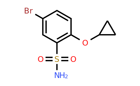CAS 1243405-07-3 | 5-Bromo-2-cyclopropoxybenzenesulfonamide