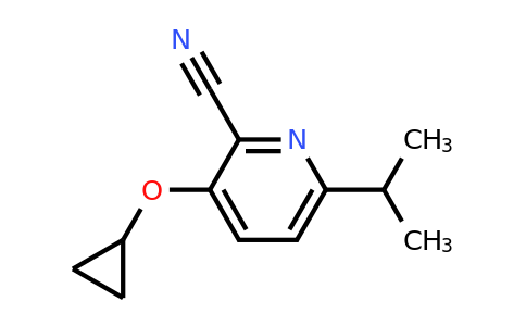 CAS 1243405-08-4 | 3-Cyclopropoxy-6-isopropylpicolinonitrile