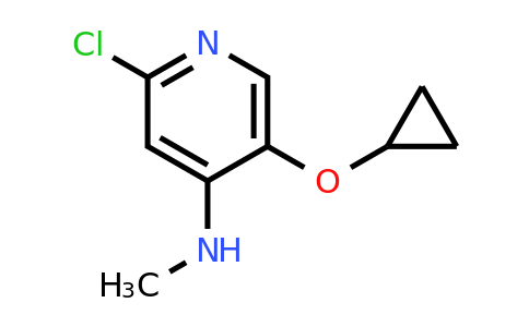 CAS 1243405-10-8 | 2-Chloro-5-cyclopropoxy-N-methylpyridin-4-amine