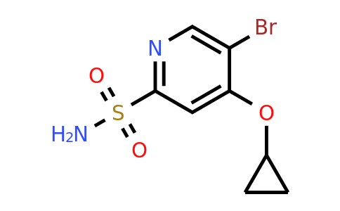 CAS 1243405-14-2 | 5-Bromo-4-cyclopropoxypyridine-2-sulfonamide