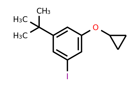 CAS 1243405-15-3 | 1-Tert-butyl-3-cyclopropoxy-5-iodobenzene