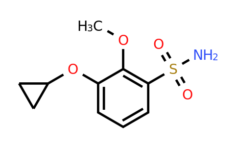 CAS 1243405-16-4 | 3-Cyclopropoxy-2-methoxybenzenesulfonamide