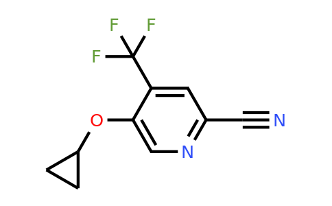 CAS 1243405-17-5 | 5-Cyclopropoxy-4-(trifluoromethyl)picolinonitrile