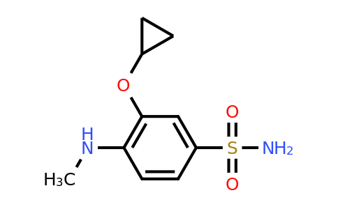 CAS 1243405-18-6 | 3-Cyclopropoxy-4-(methylamino)benzenesulfonamide