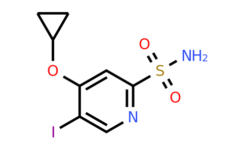 CAS 1243405-19-7 | 4-Cyclopropoxy-5-iodopyridine-2-sulfonamide