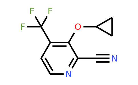 CAS 1243405-27-7 | 3-Cyclopropoxy-4-(trifluoromethyl)picolinonitrile