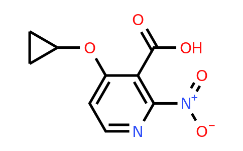 CAS 1243405-29-9 | 4-Cyclopropoxy-2-nitronicotinic acid