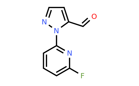 CAS 1243405-31-3 | 1-(6-Fluoropyridin-2-YL)-1H-pyrazole-5-carbaldehyde