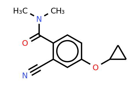 CAS 1243405-32-4 | 2-Cyano-4-cyclopropoxy-N,n-dimethylbenzamide