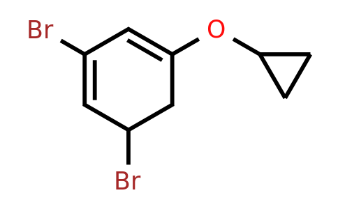 CAS 1243405-36-8 | 3,5-Dibromo-1-cyclopropoxycyclohexa-1,3-diene