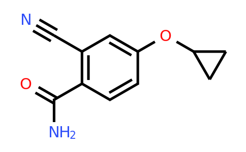 CAS 1243405-37-9 | 2-Cyano-4-cyclopropoxybenzamide