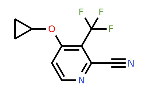 CAS 1243405-41-5 | 4-Cyclopropoxy-3-(trifluoromethyl)picolinonitrile