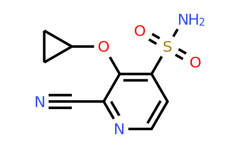 CAS 1243405-43-7 | 2-Cyano-3-cyclopropoxypyridine-4-sulfonamide