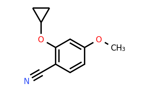 CAS 1243405-44-8 | 2-Cyclopropoxy-4-methoxybenzonitrile