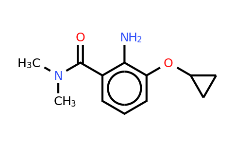 CAS 1243405-46-0 | 2-Amino-3-cyclopropoxy-N,n-dimethylbenzamide