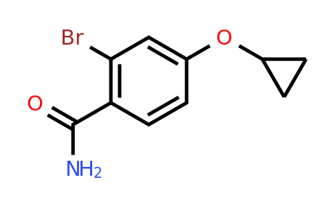 CAS 1243405-48-2 | 2-Bromo-4-cyclopropoxybenzamide