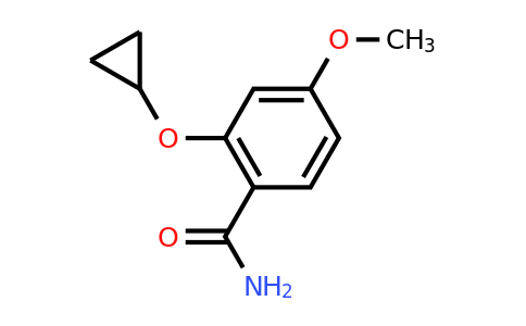 CAS 1243405-49-3 | 2-Cyclopropoxy-4-methoxybenzamide