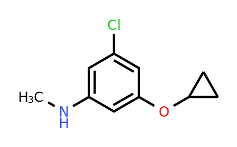 3-Chloro-5-cyclopropoxy-N-methylaniline