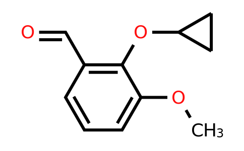 CAS 1243405-60-8 | 2-Cyclopropoxy-3-methoxybenzaldehyde