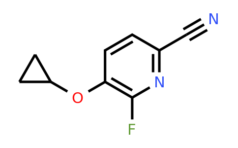 CAS 1243405-61-9 | 5-Cyclopropoxy-6-fluoropicolinonitrile
