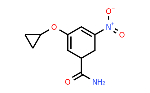 CAS 1243405-63-1 | 3-Cyclopropoxy-5-nitrocyclohexa-2,4-dienecarboxamide