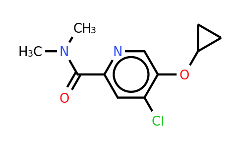 CAS 1243405-70-0 | 4-Chloro-5-cyclopropoxy-N,n-dimethylpicolinamide