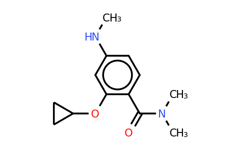 CAS 1243405-71-1 | 2-Cyclopropoxy-N,n-dimethyl-4-(methylamino)benzamide