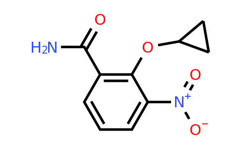 CAS 1243405-72-2 | 2-Cyclopropoxy-3-nitrobenzamide