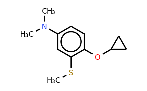 CAS 1243405-74-4 | 4-Cyclopropoxy-N,n-dimethyl-3-(methylthio)aniline