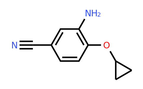 CAS 1243405-76-6 | 3-Amino-4-cyclopropoxybenzonitrile