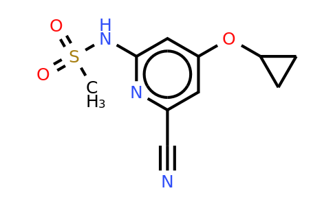CAS 1243405-77-7 | N-(6-cyano-4-cyclopropoxypyridin-2-YL)methanesulfonamide