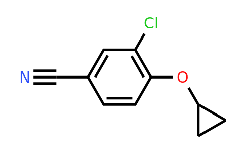 CAS 1243405-80-2 | 3-Chloro-4-cyclopropoxybenzonitrile