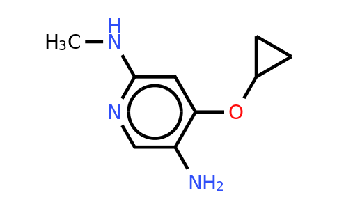 CAS 1243405-81-3 | 4-Cyclopropoxy-2-N-methylpyridine-2,5-diamine