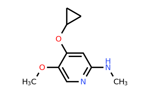 CAS 1243405-89-1 | 4-Cyclopropoxy-5-methoxy-N-methylpyridin-2-amine