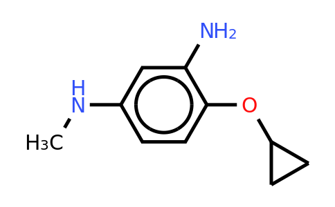 CAS 1243405-93-7 | 4-Cyclopropoxy-1-N-methylbenzene-1,3-diamine