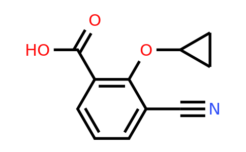 CAS 1243405-94-8 | 3-Cyano-2-cyclopropoxybenzoic acid