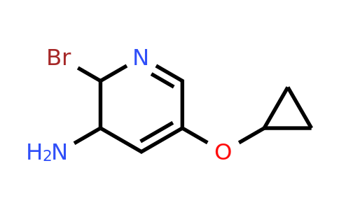CAS 1243405-95-9 | 2-Bromo-5-cyclopropoxy-2,3-dihydropyridin-3-amine