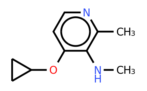 CAS 1243405-97-1 | 4-Cyclopropoxy-N,2-dimethylpyridin-3-amine