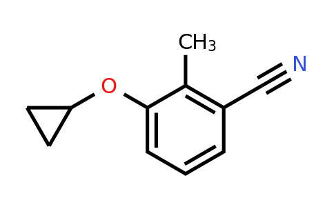 CAS 1243405-99-3 | 3-Cyclopropoxy-2-methylbenzonitrile