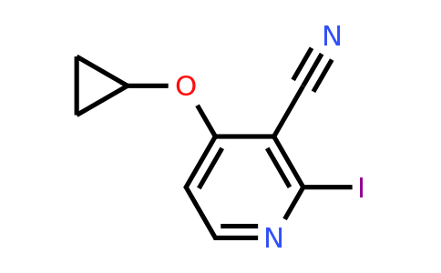 CAS 1243406-01-0 | 4-Cyclopropoxy-2-iodonicotinonitrile