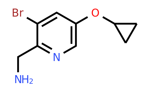 CAS 1243406-02-1 | (3-Bromo-5-cyclopropoxypyridin-2-YL)methanamine