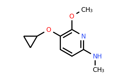 CAS 1243406-11-2 | 5-Cyclopropoxy-6-methoxy-N-methylpyridin-2-amine