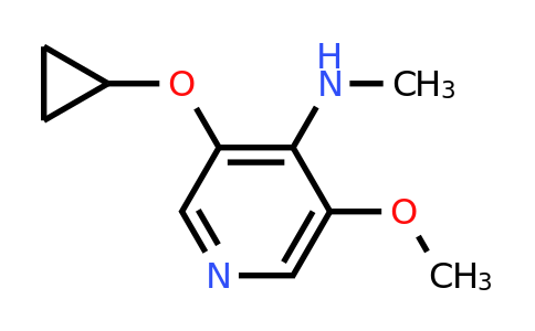 CAS 1243406-15-6 | 3-Cyclopropoxy-5-methoxy-N-methylpyridin-4-amine