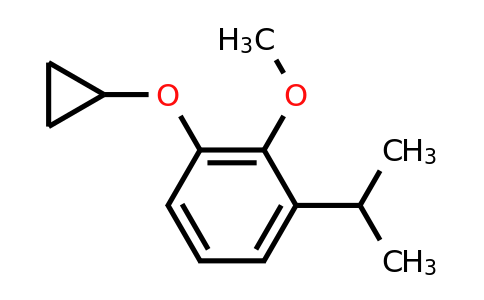 CAS 1243406-24-7 | 1-Cyclopropoxy-3-isopropyl-2-methoxybenzene