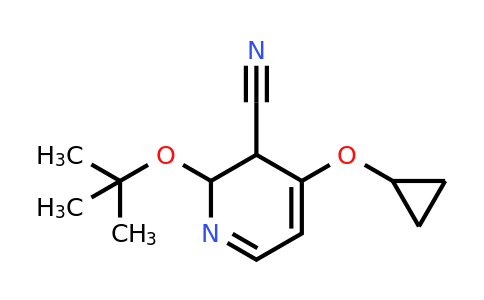 CAS 1243406-25-8 | 2-Tert-butoxy-4-cyclopropoxy-2,3-dihydropyridine-3-carbonitrile
