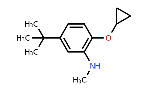 CAS 1243406-27-0 | 5-Tert-butyl-2-cyclopropoxy-N-methylaniline
