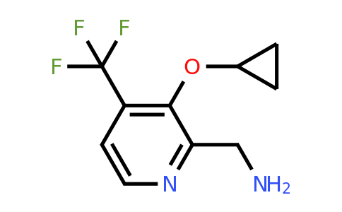 CAS 1243406-28-1 | (3-Cyclopropoxy-4-(trifluoromethyl)pyridin-2-YL)methanamine