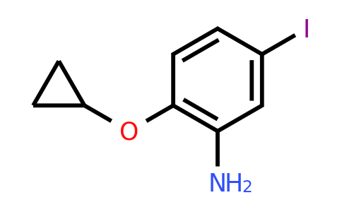 CAS 1243406-30-5 | 2-Cyclopropoxy-5-iodoaniline